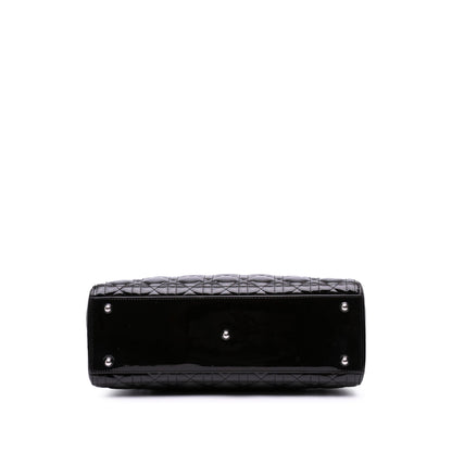 Dior Lady Dior Cannage Black Handbag Style 8