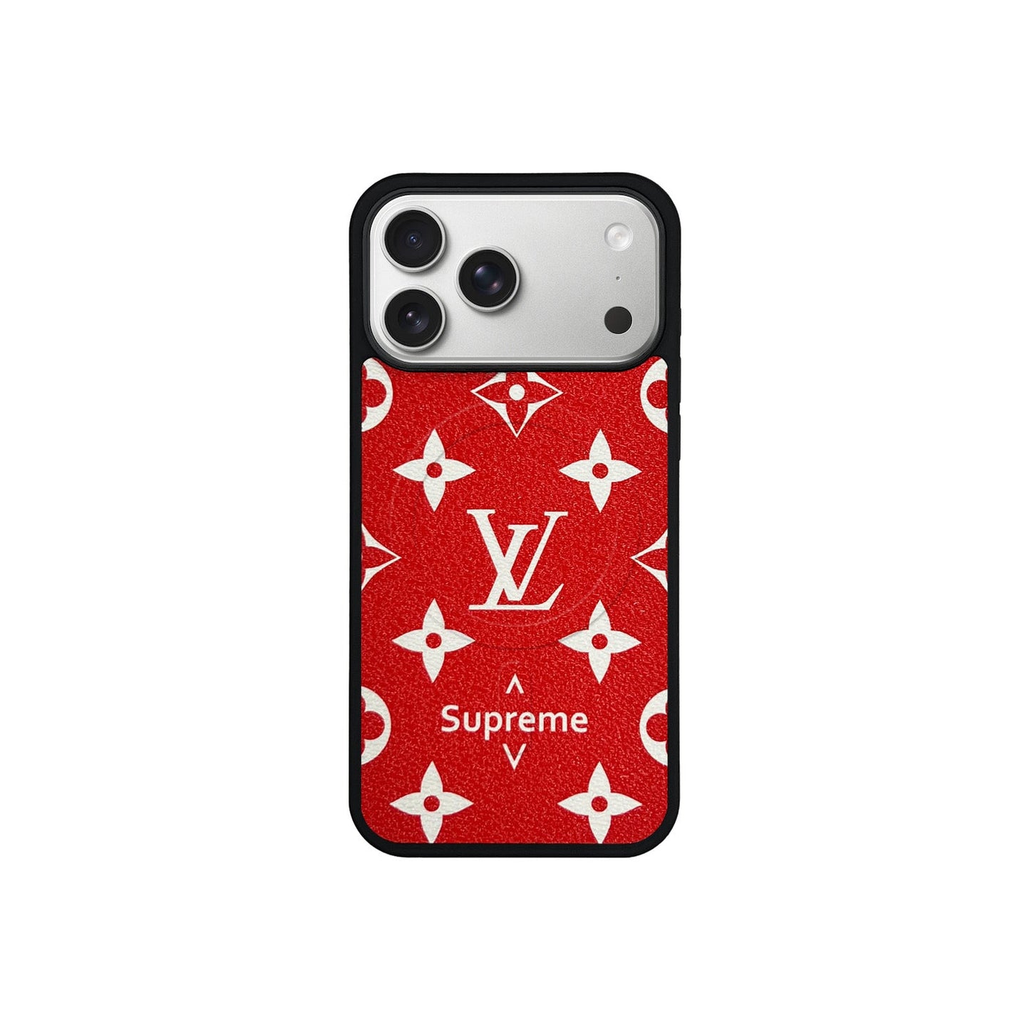 LVxSUP RED MONOGRAM