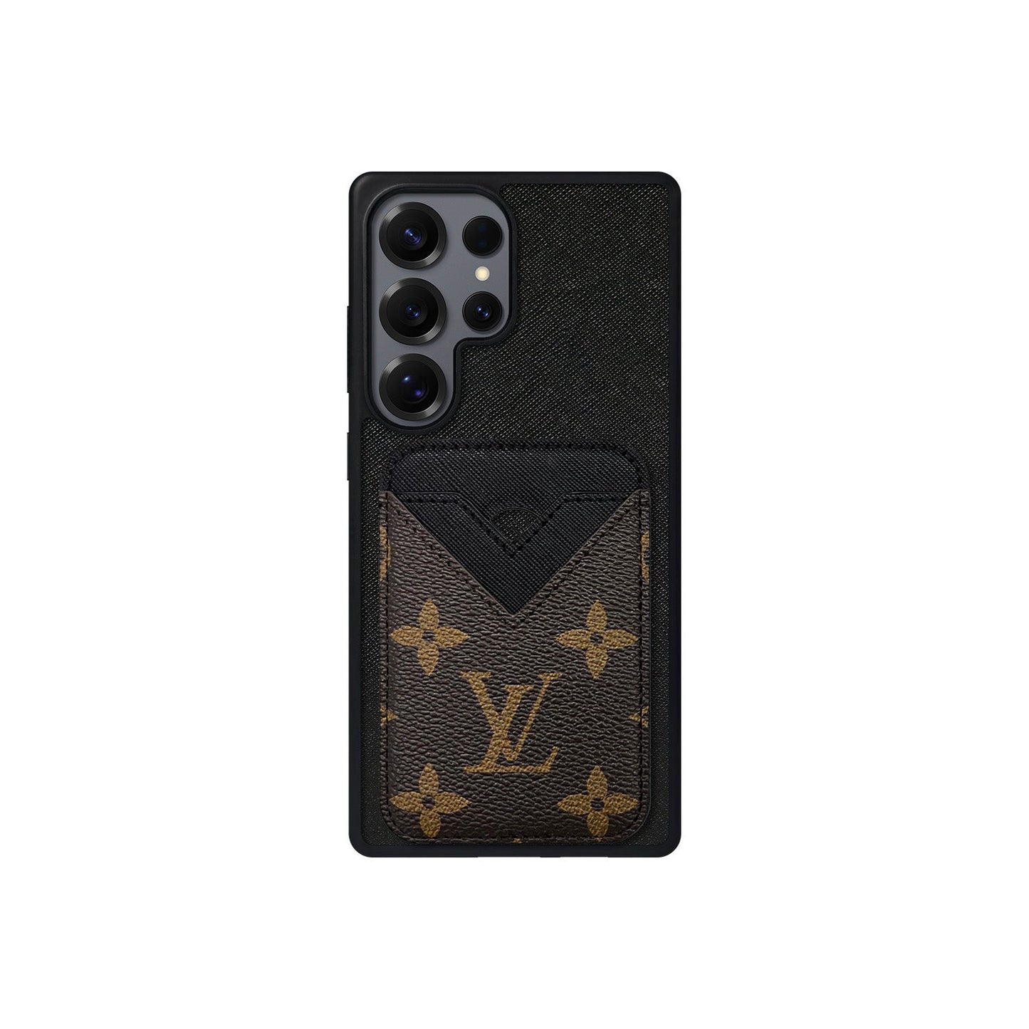 MAGSAFE CARDHOLDER LV BLACK AND BROWN MONOGRAM