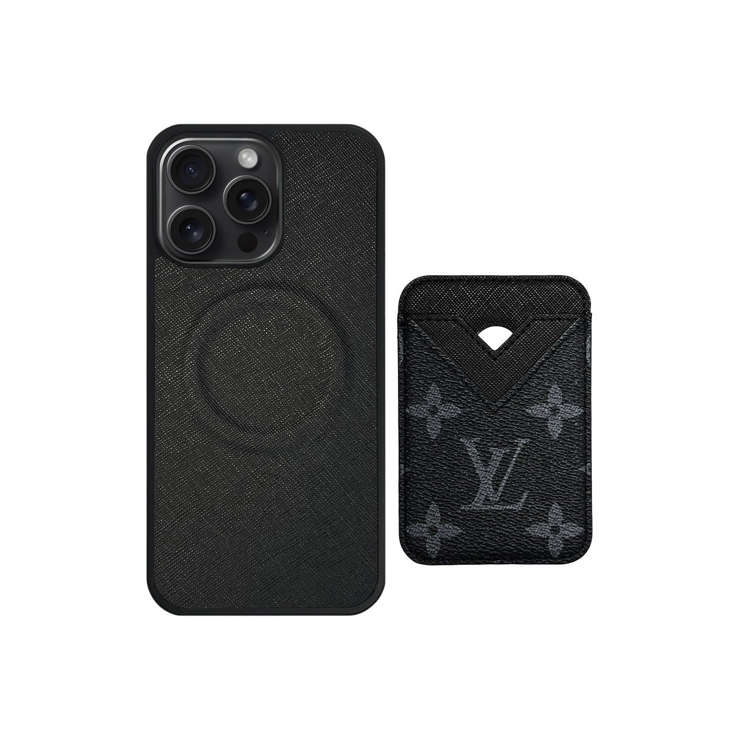 MAGSAFE CARDHOLDER LV BLACK MONOGRAM
