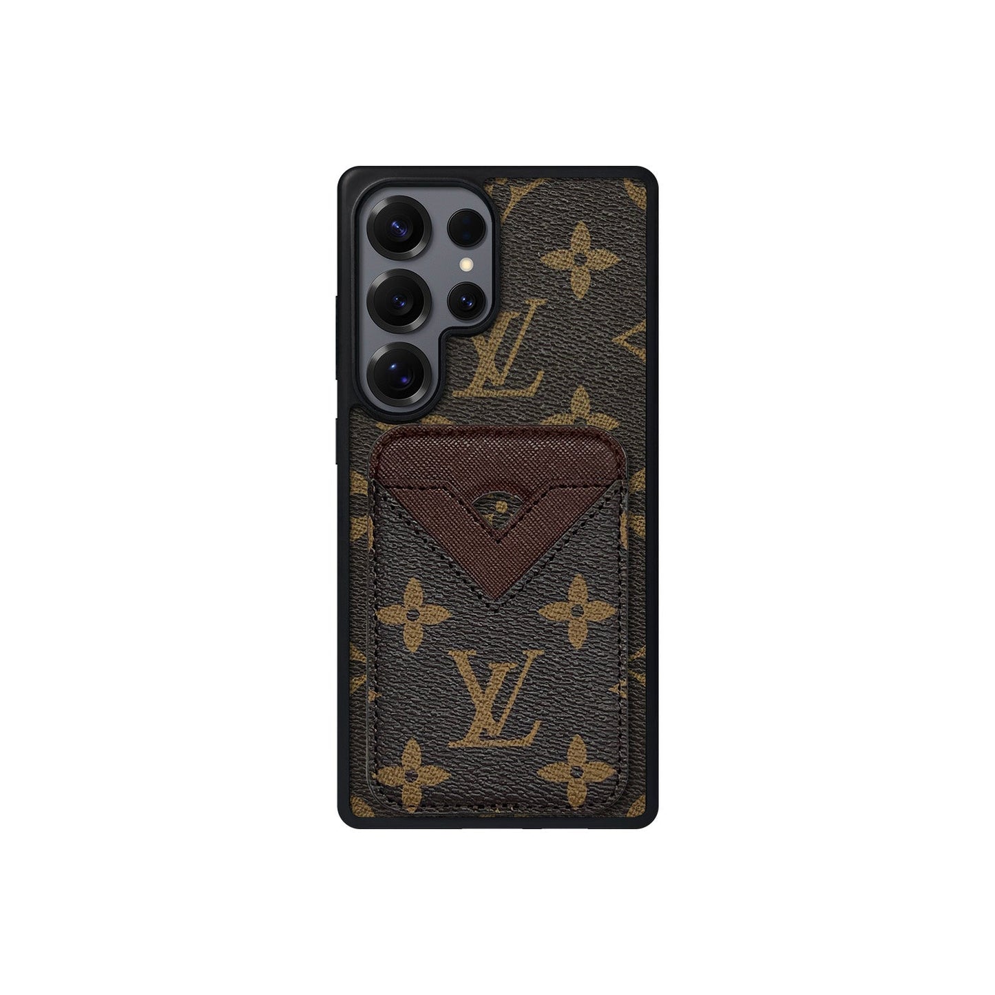 SET MAGSAFE CARDHOLDER LV MONOGRAM BROWN
