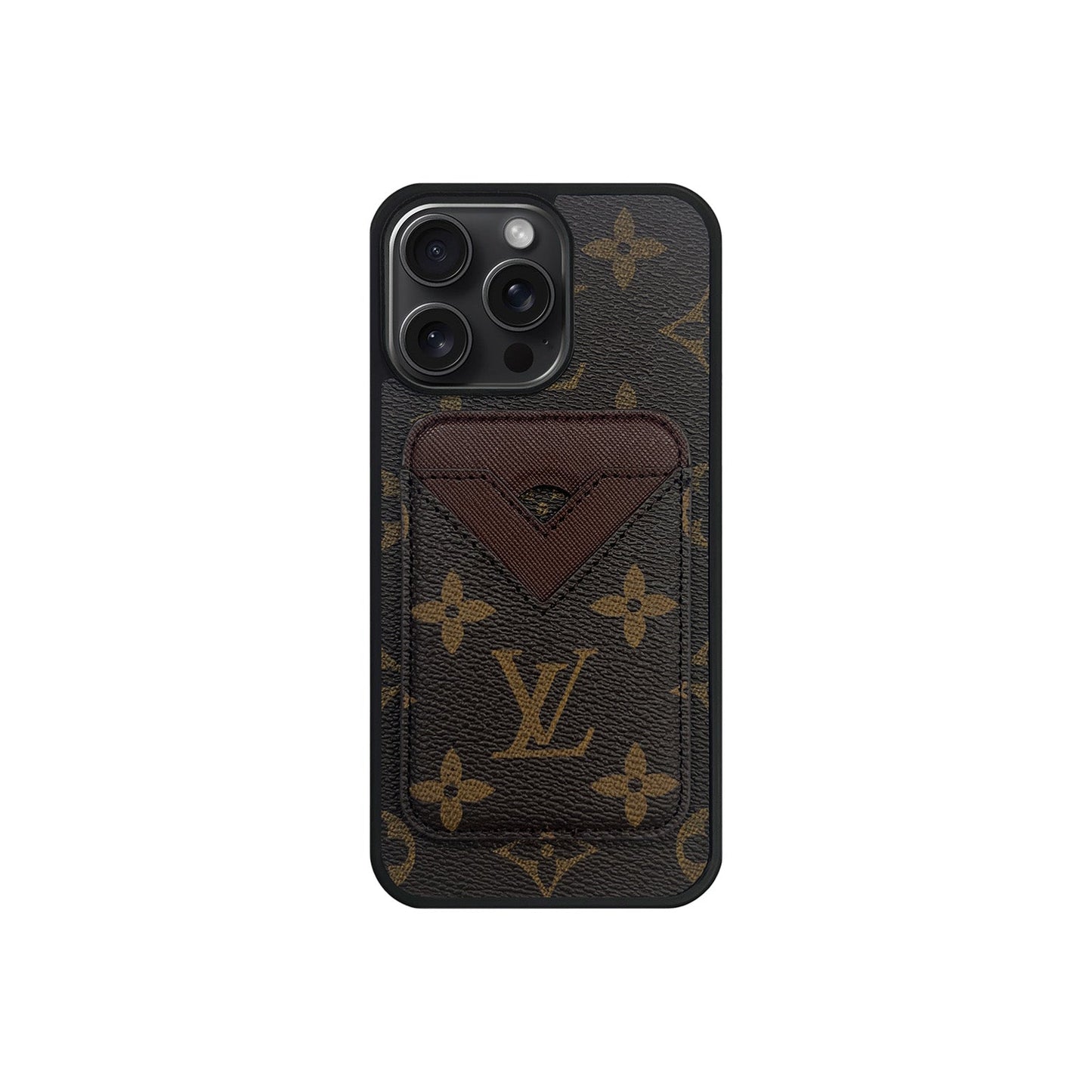 SET MAGSAFE CARDHOLDER LV MONOGRAM BROWN