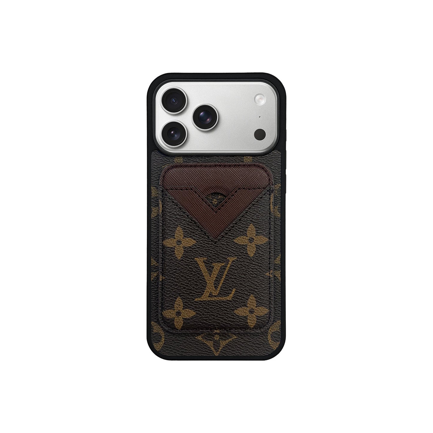 SET MAGSAFE CARDHOLDER LV MONOGRAM BROWN