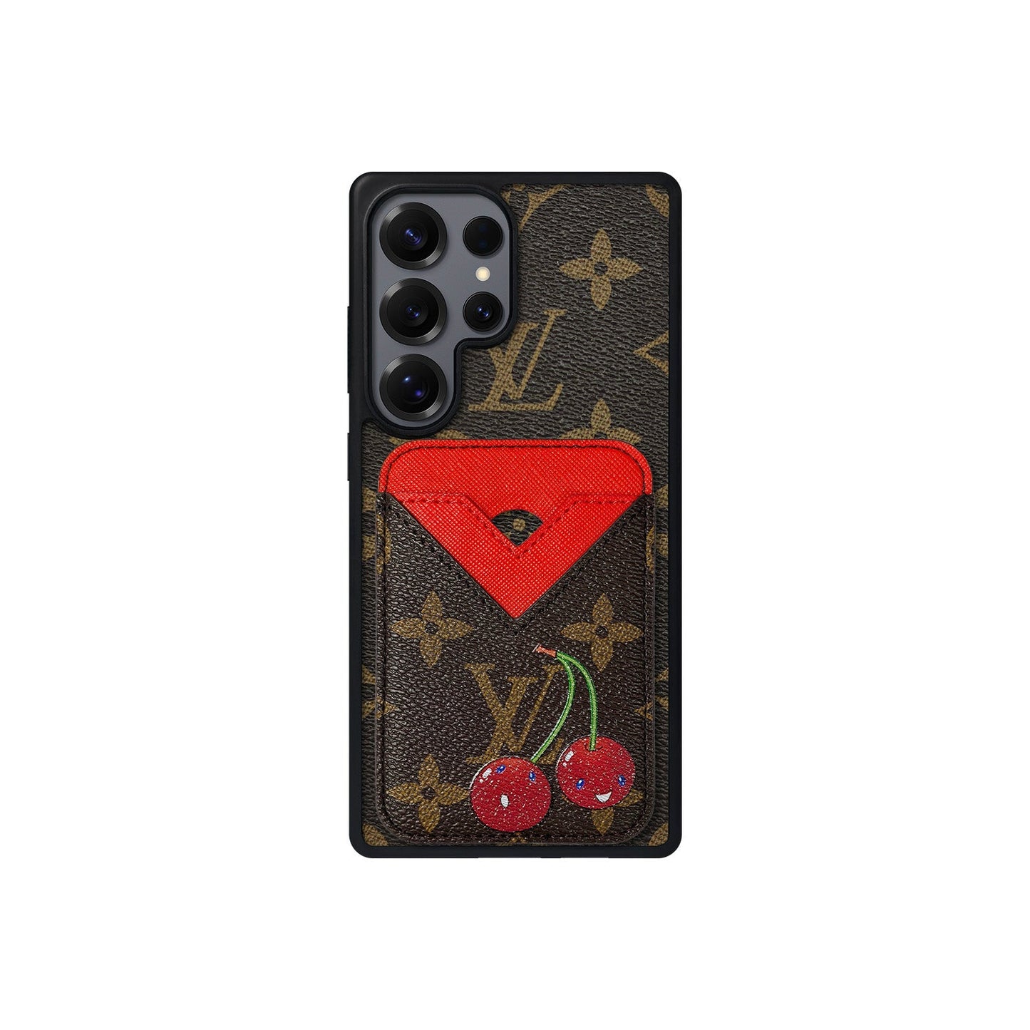 SET MAGSAFE CARDHOLDER LV CHERRY RED