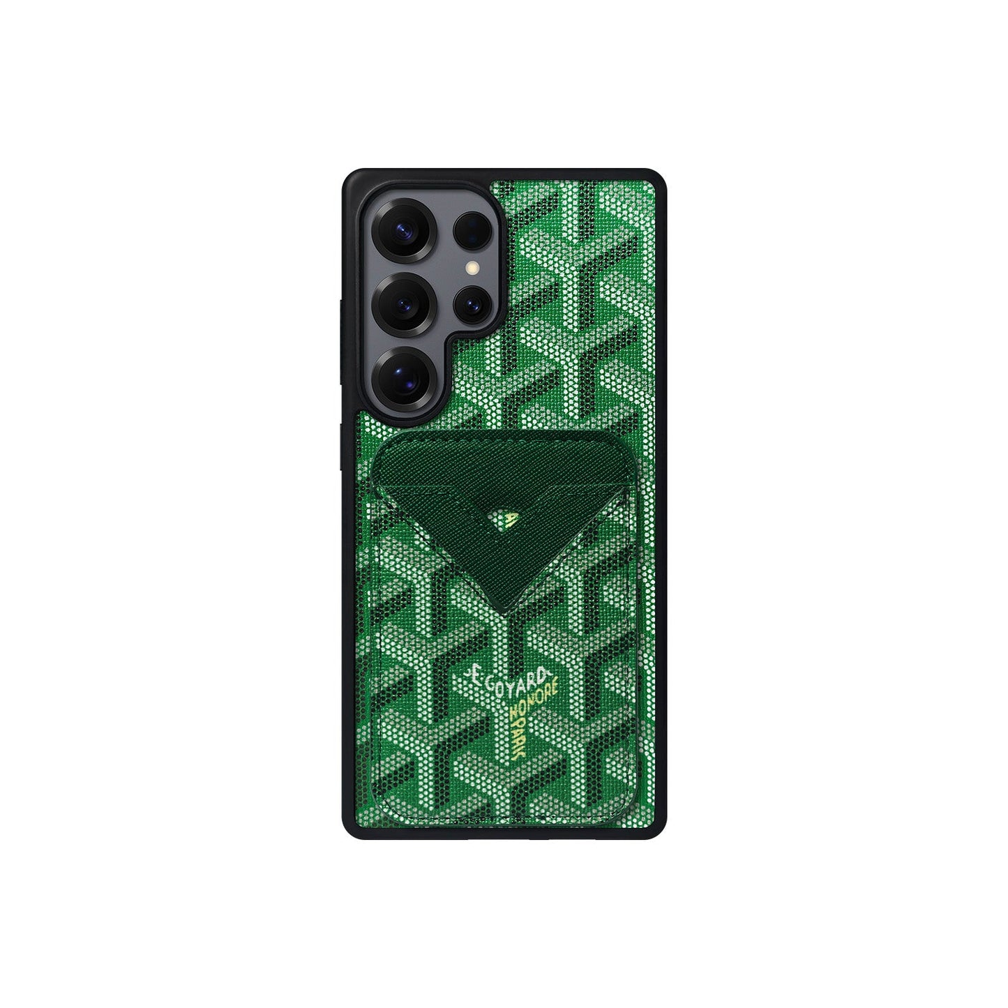 GREEN GYA MAGSAFE CARDHOLDER MONOGRAM