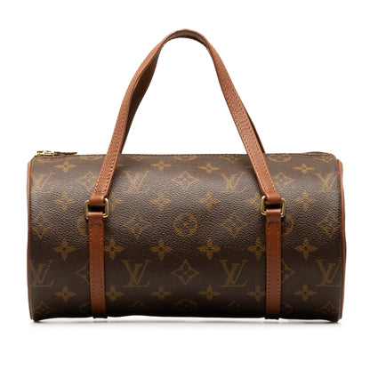 Brown Louis Vuitton Monogram Papillon 26 HandBag