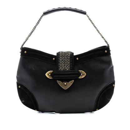 Black Dior Leather Jeanne Hobo