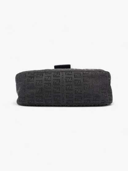 Fendi Baguette Canvas Black Shoulder Bag Canvas