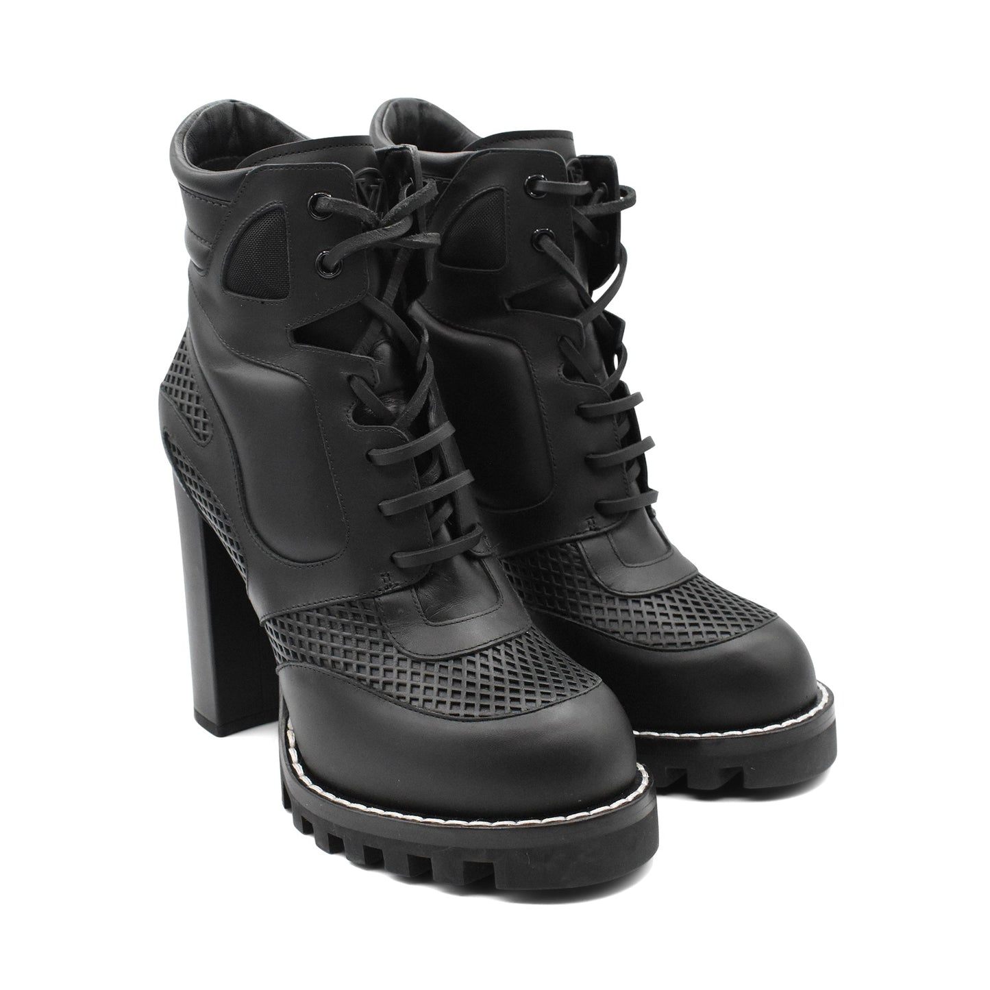 Louis Vuitton 'Star Trail' Combat Boots - Women's 39