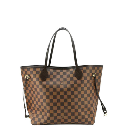 LOUIS VUITTON  Neverfull MM Damier Ebene Shoulder Bag Brown
