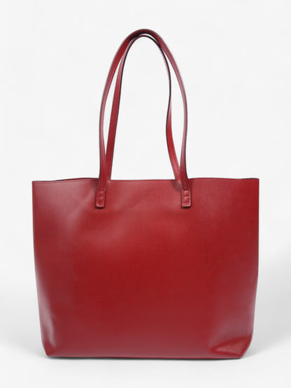 Fendi Tote Leather Red Tote Bag Style 26