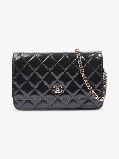 Chanel O Mini Bag Black Lambskin Leather