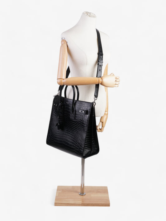 Saint Laurent Sac De Jour Leather Black Handbag Style 2