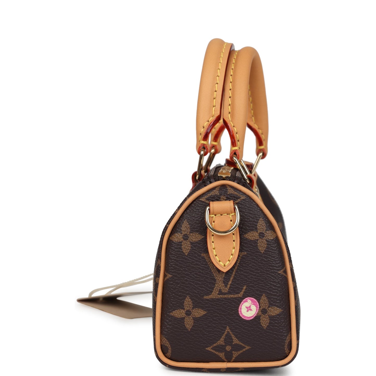 Louis Vuitton "57th Street NYC" Nano Speedy Bag Brown Monogram Gold Hardware