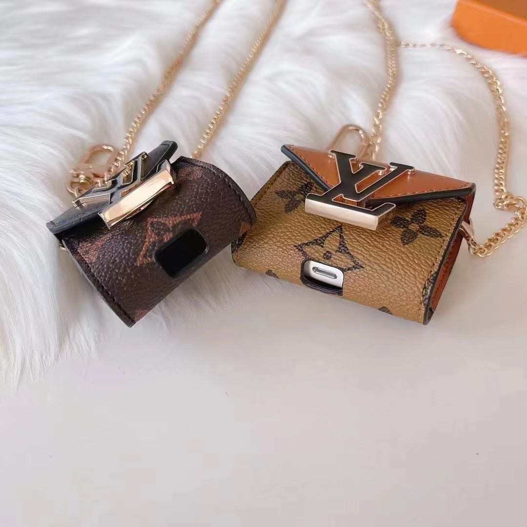 Luxury Magnetic Closure AirPods Case LV Style