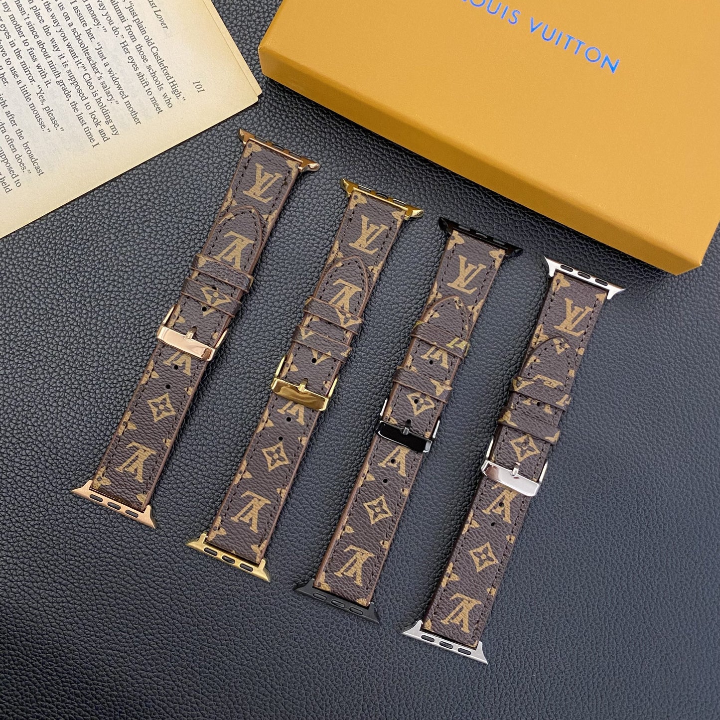 Apple Watch Bands Brown Monogram