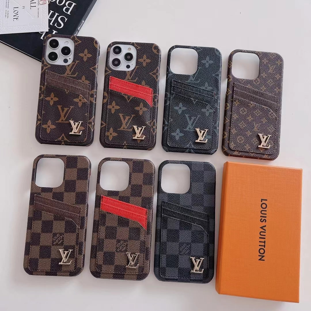 Louis Vuitton iPhone Case Card Slot Accent Color iPhone