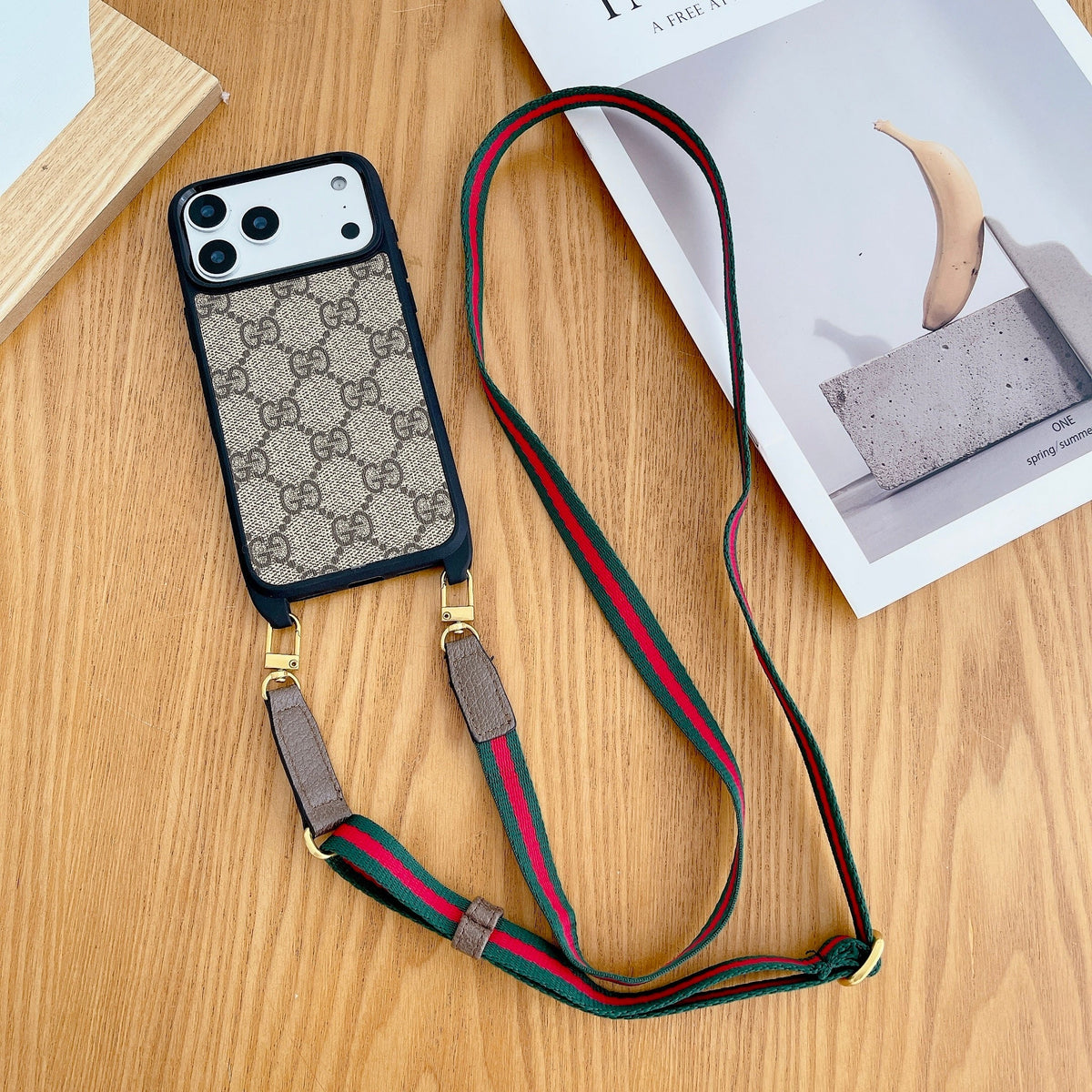 Lv Classic Monogram Iphone Case Crossbody For 13-17 / Pro / Pro Max / 18 Pro / 18 Pro Max