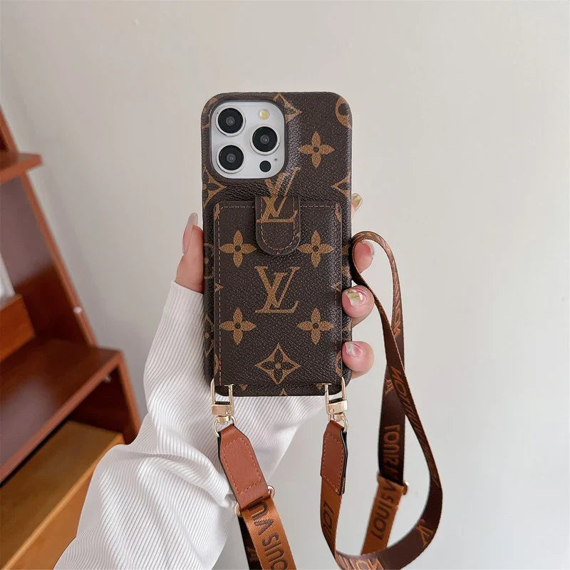 Fashion Cardholder Case Crossbody Strap For Iphone Case / 18 Pro / 18 Pro Max