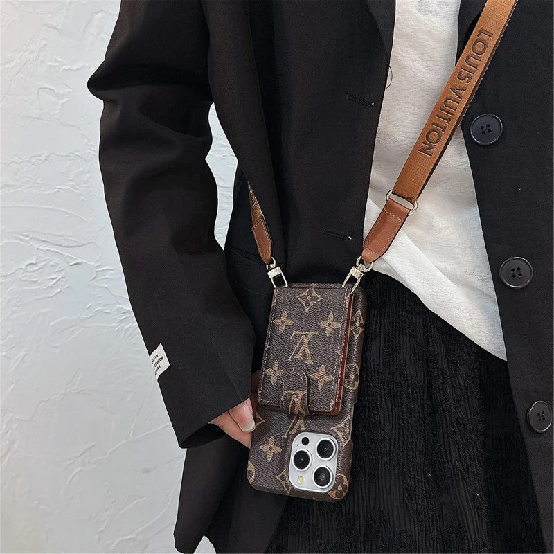 Fashion Cardholder Case Crossbody Strap For Iphone Case / 18 Pro / 18 Pro Max