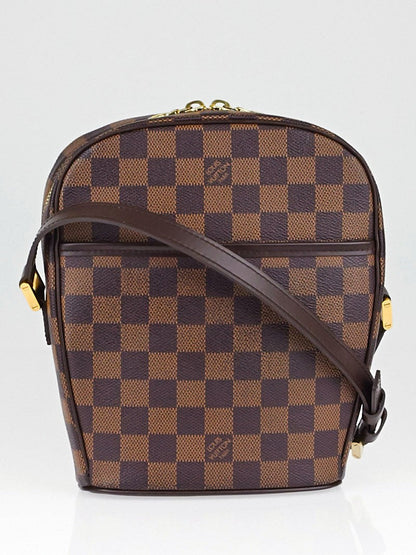 Louis Vuitton Damier Ebene Ipanema PM Crossbody Bag