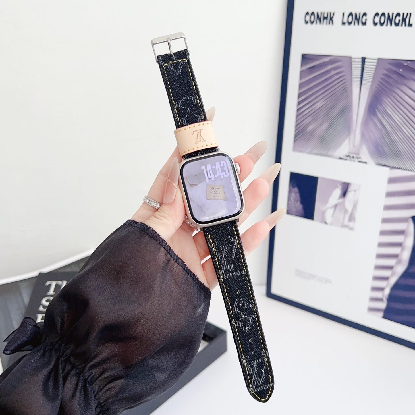 Fabric LV Apple Watch Band