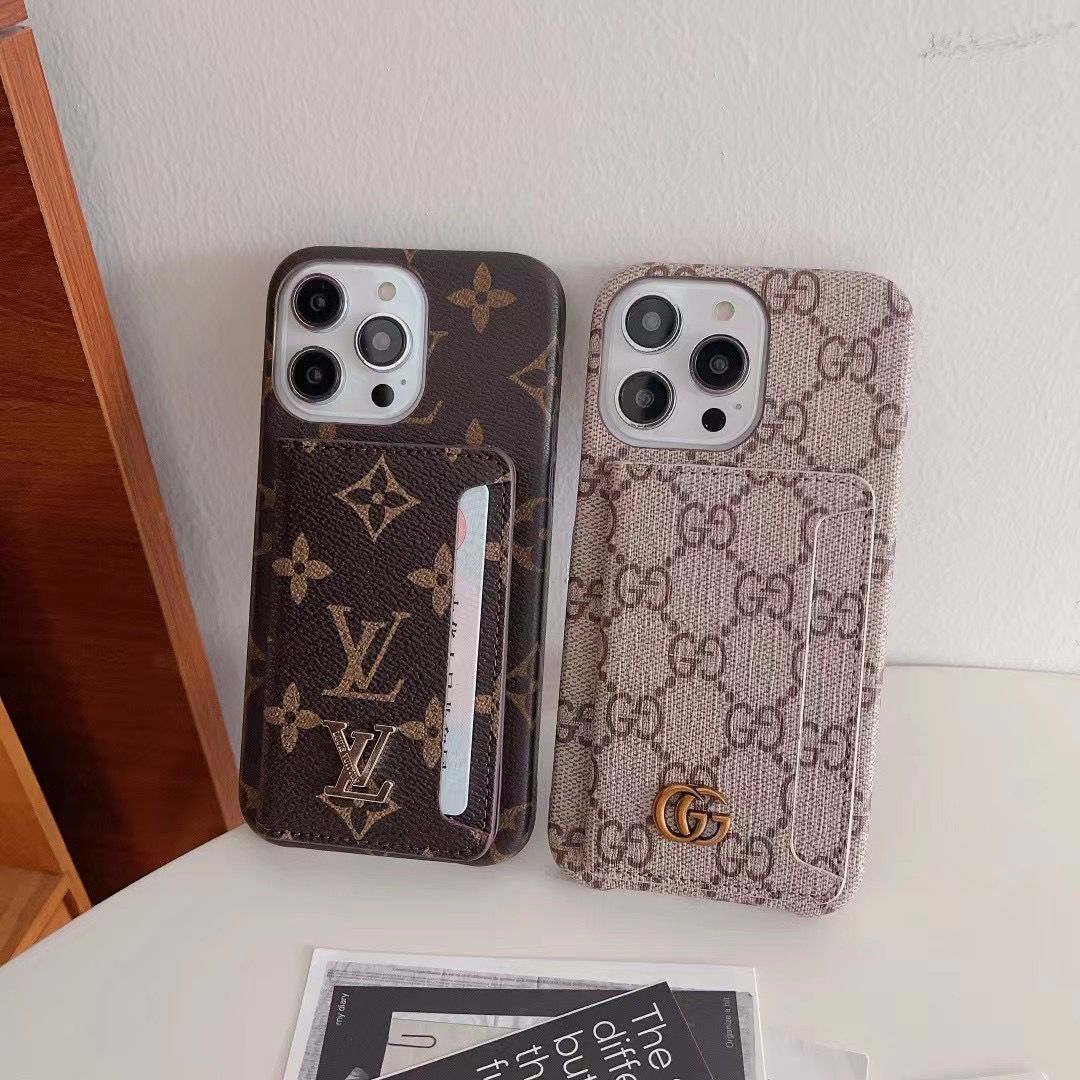 Folding Card Designer Phone Case iPhone 1216 Pro Max Plus