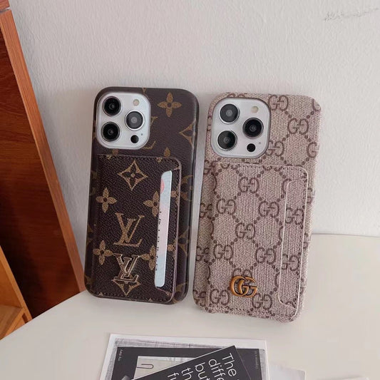 Folding Card Designer Phone Case iPhone 1216 Pro Max Plus