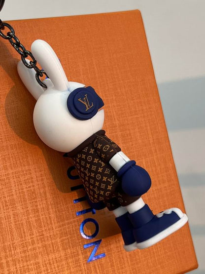LV Keychain DJ Bunny Boxer