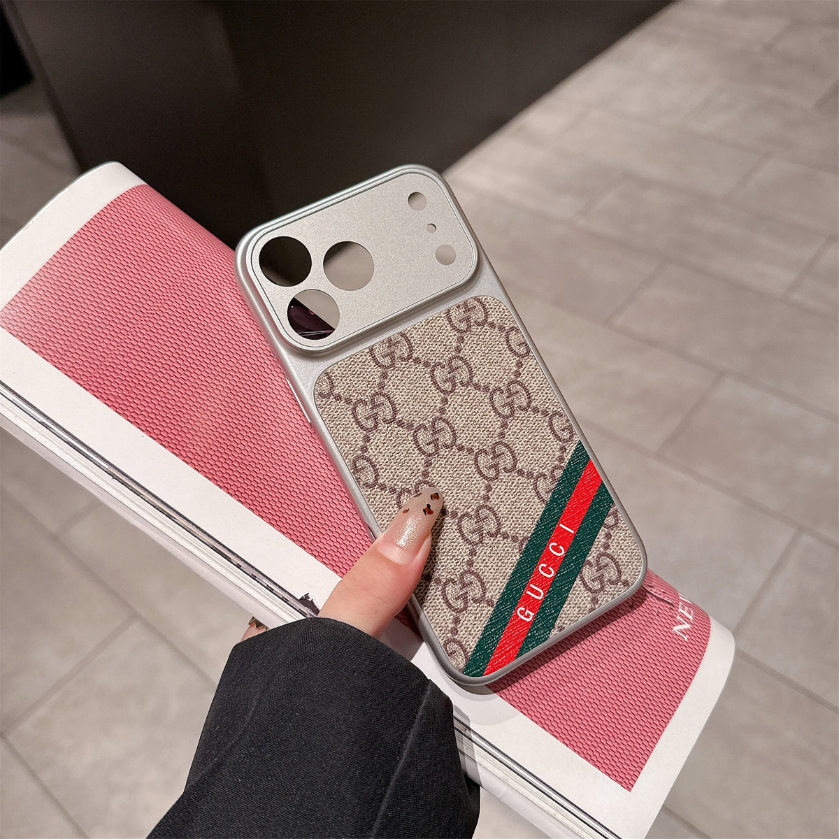 Lv Lens Protection Iphone Case 14-17 / Pro / Pro Max / 18 Pro / 18 Pro Max
