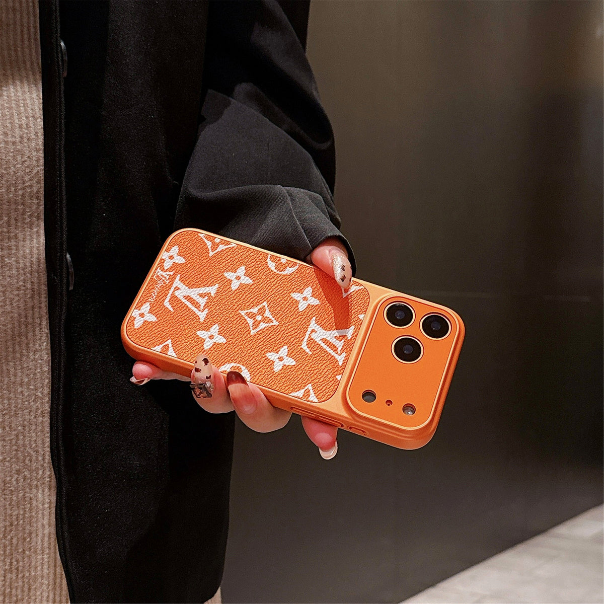 Lv Lens Protection Iphone Case 14-17 / Pro / Pro Max / 18 Pro / 18 Pro Max