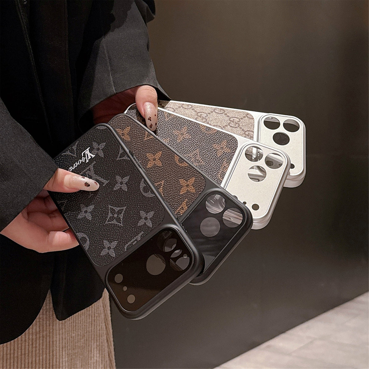 Lv Lens Protection Iphone Case 14-17 / Pro / Pro Max / 18 Pro / 18 Pro Max