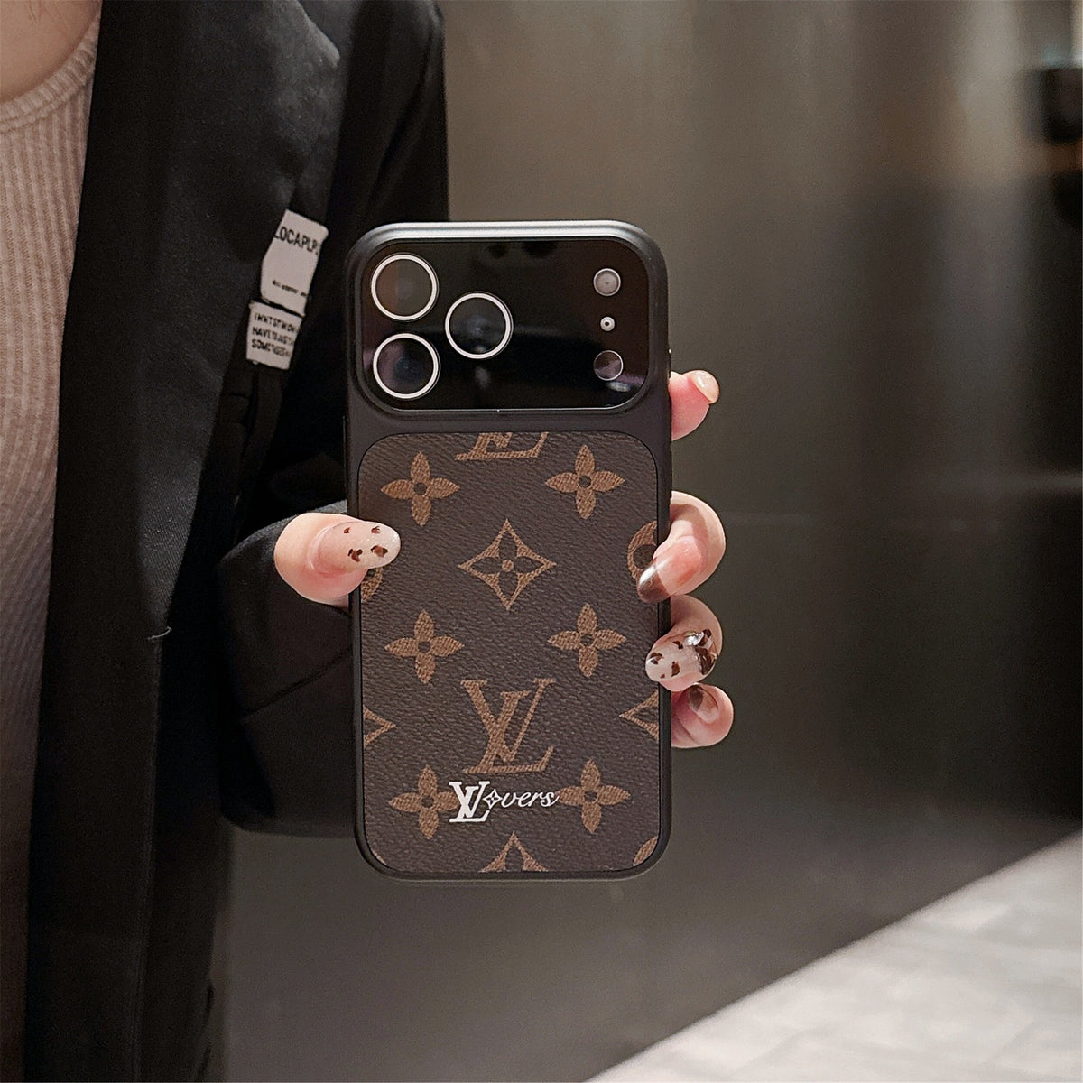 Lv Lens Protection Iphone Case 14-17 / Pro / Pro Max / 18 Pro / 18 Pro Max