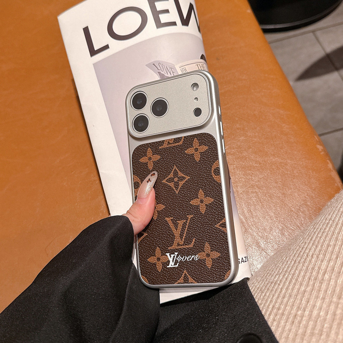 Lv Lens Protection Iphone Case 14-17 / Pro / Pro Max / 18 Pro / 18 Pro Max
