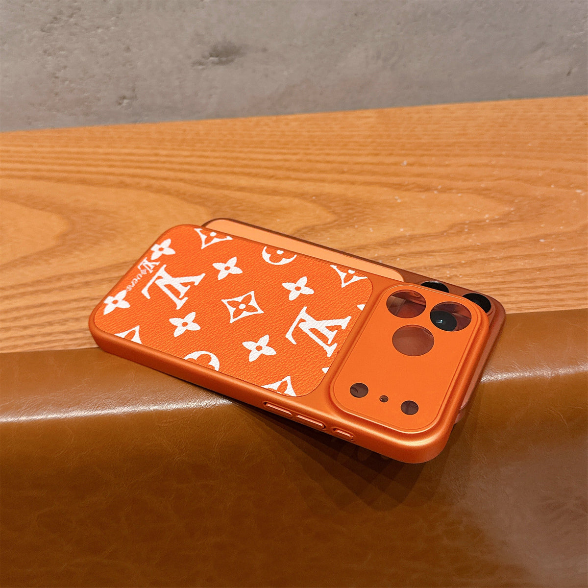 Lv Lens Protection Iphone Case 14-17 / Pro / Pro Max / 18 Pro / 18 Pro Max