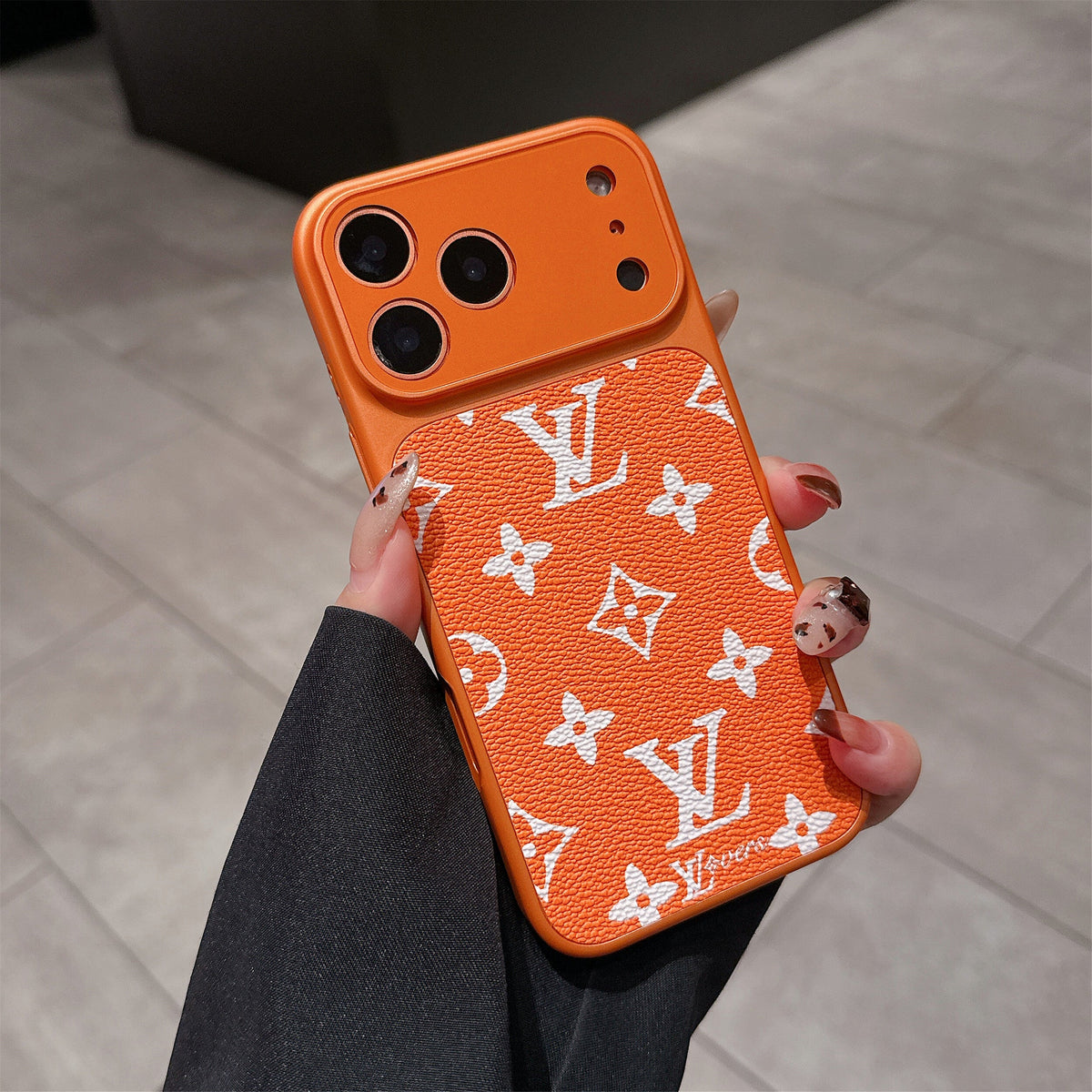 Lv Lens Protection Iphone Case 14-17 / Pro / Pro Max / 18 Pro / 18 Pro Max