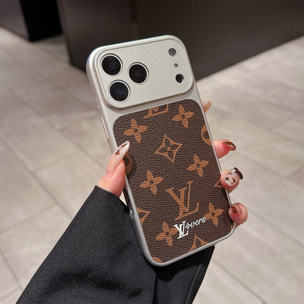 Lv Lens Protection Iphone Case 14-17 / Pro / Pro Max / 18 Pro / 18 Pro Max
