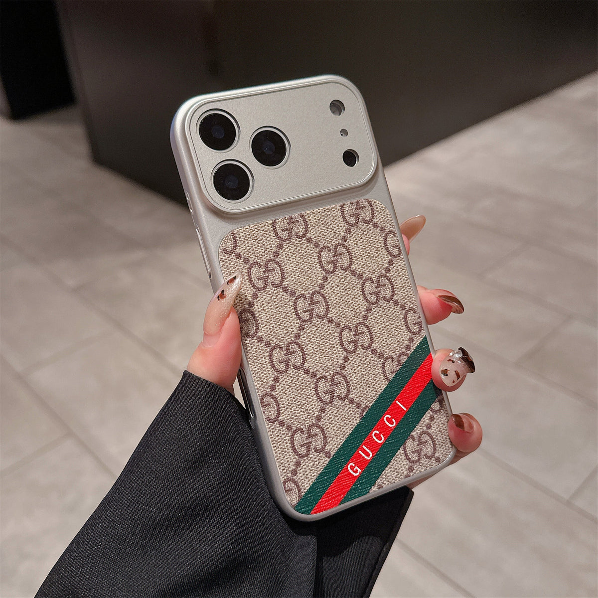 Lv Lens Protection Iphone Case 14-17 / Pro / Pro Max / 18 Pro / 18 Pro Max