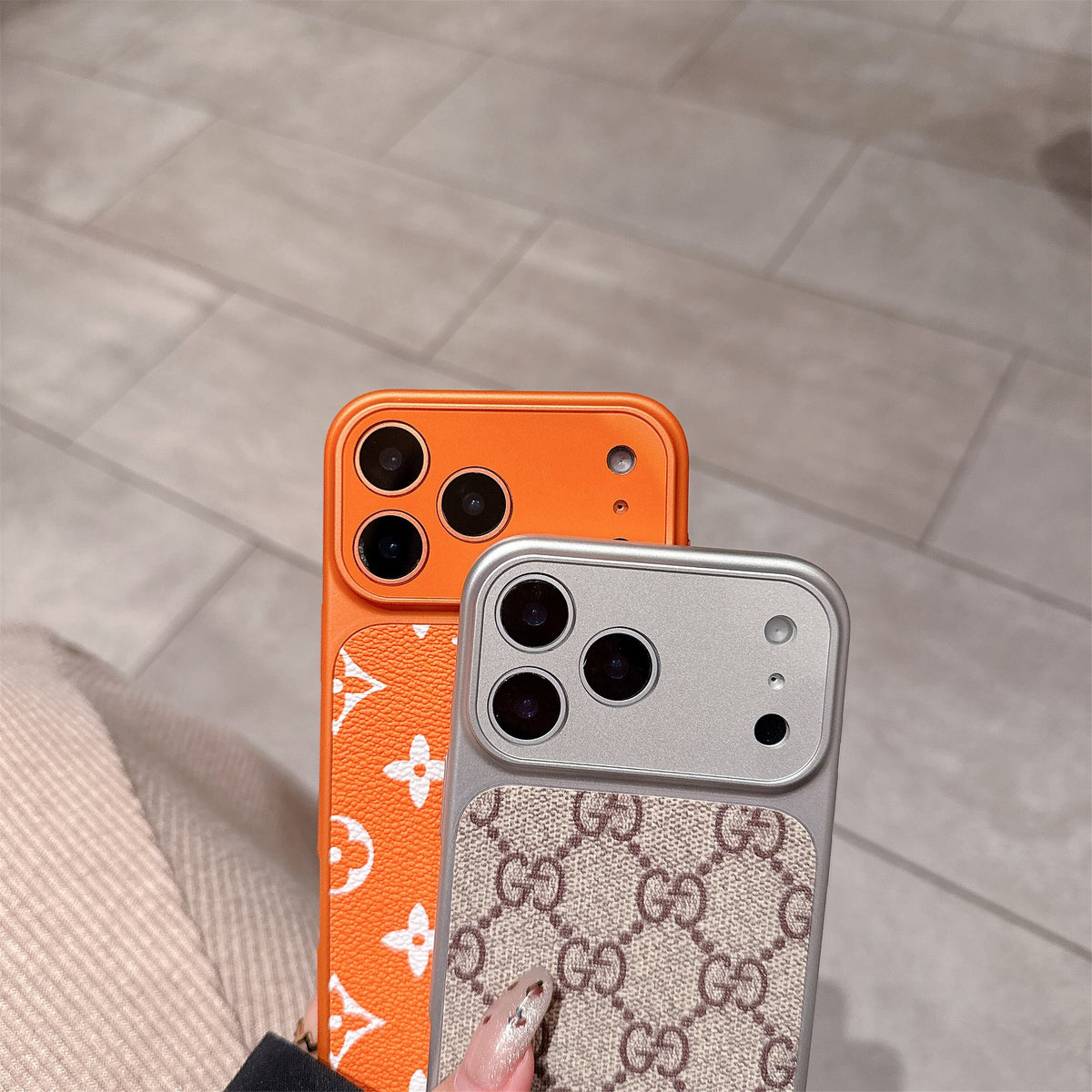 Lv Lens Protection Iphone Case 14-17 / Pro / Pro Max / 18 Pro / 18 Pro Max