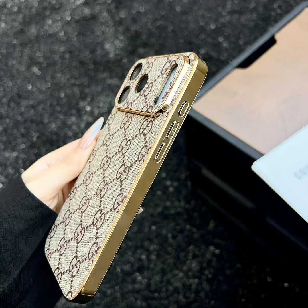 Lv Phone Case Iphone 17 / Pro / Pro Max / Air / Electroplated / 18 Pro / 18 Pro Max