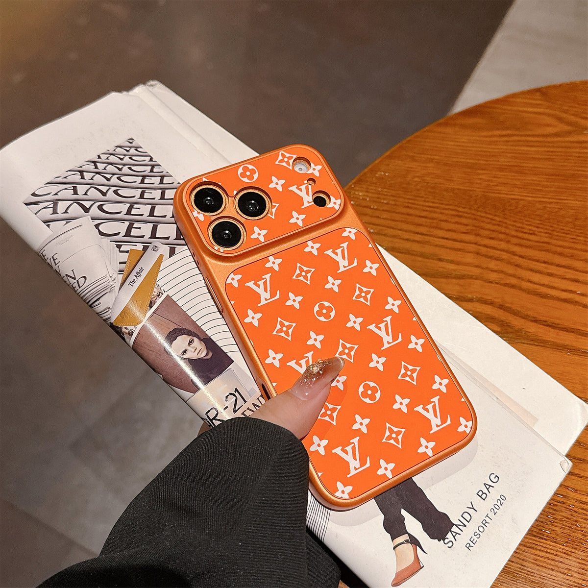 Lv Small Monogram Iphone Case 14-17 / Pro / Pro Max / 18 Pro / 18 Pro Max