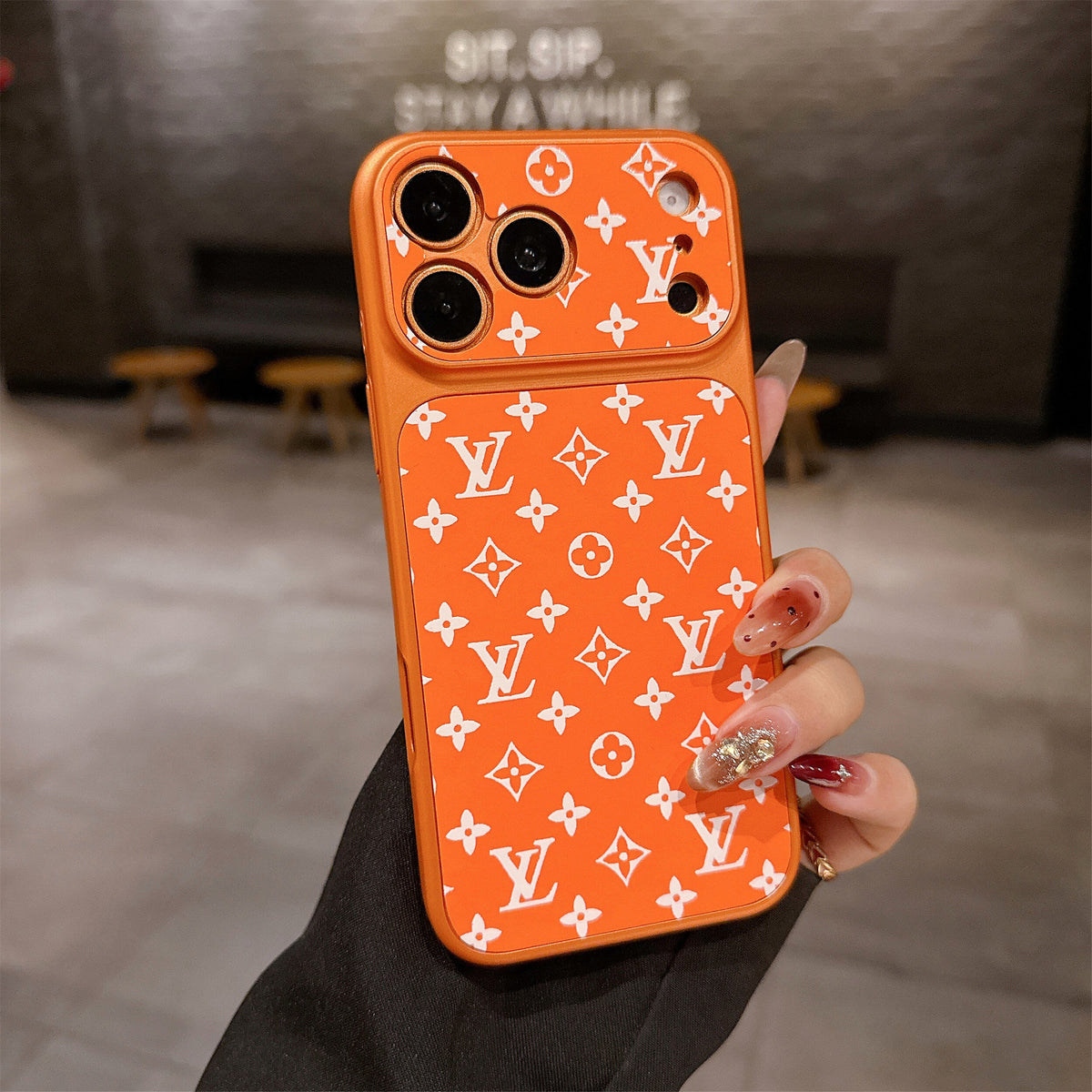 Lv Small Monogram Iphone Case 14-17 / Pro / Pro Max / 18 Pro / 18 Pro Max