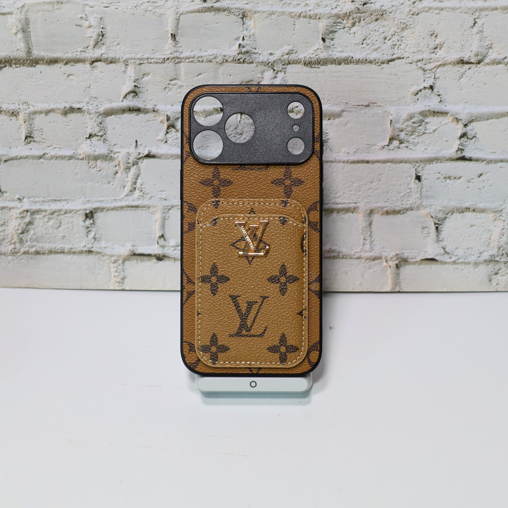 LV Style Card Holder Phone Case