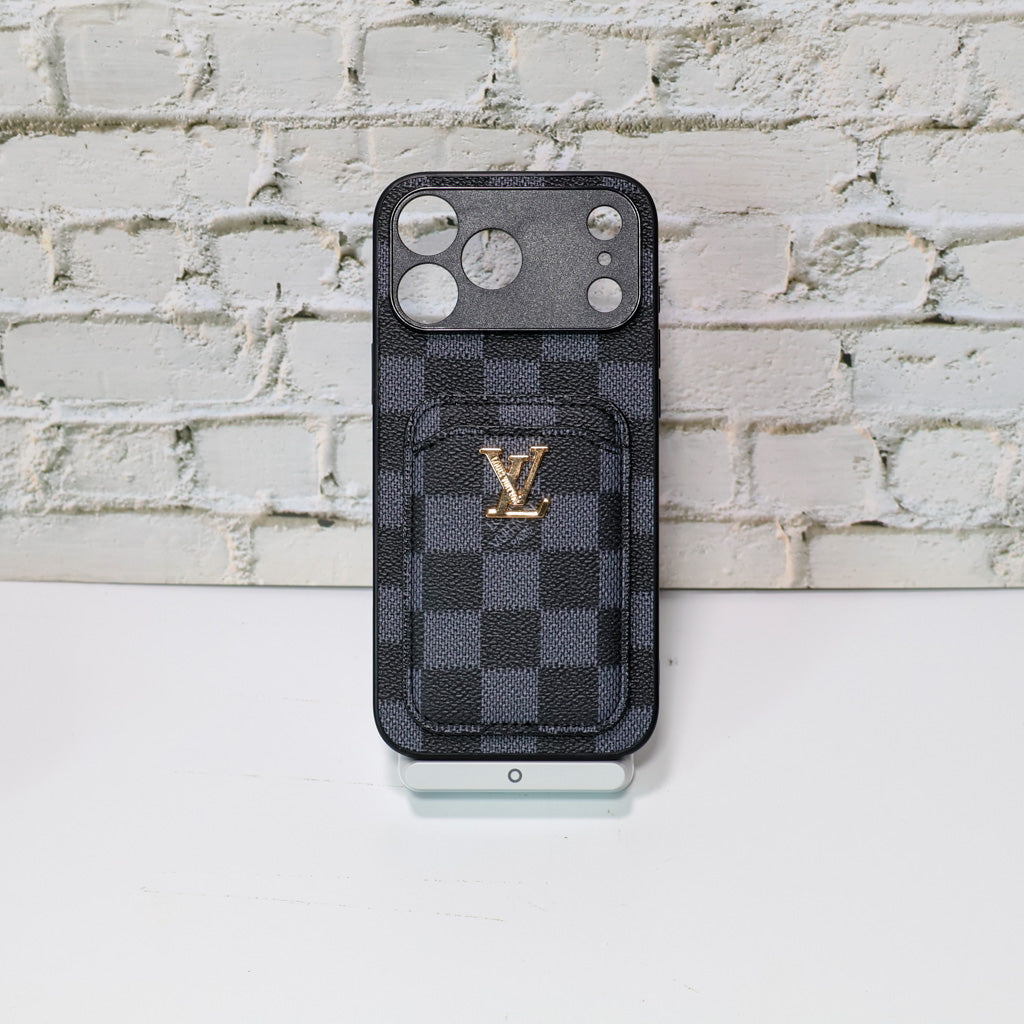 LV Style Card Holder Phone Case