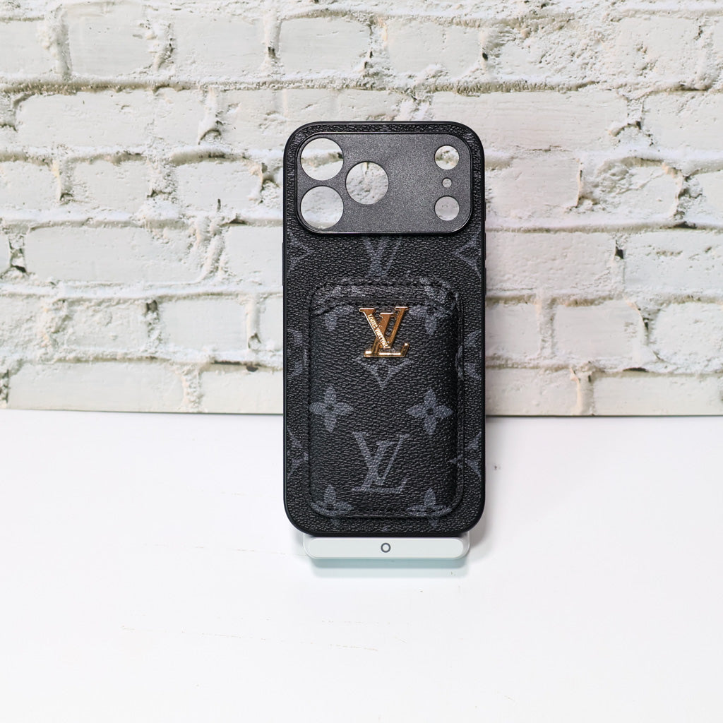 LV Style Card Holder Phone Case