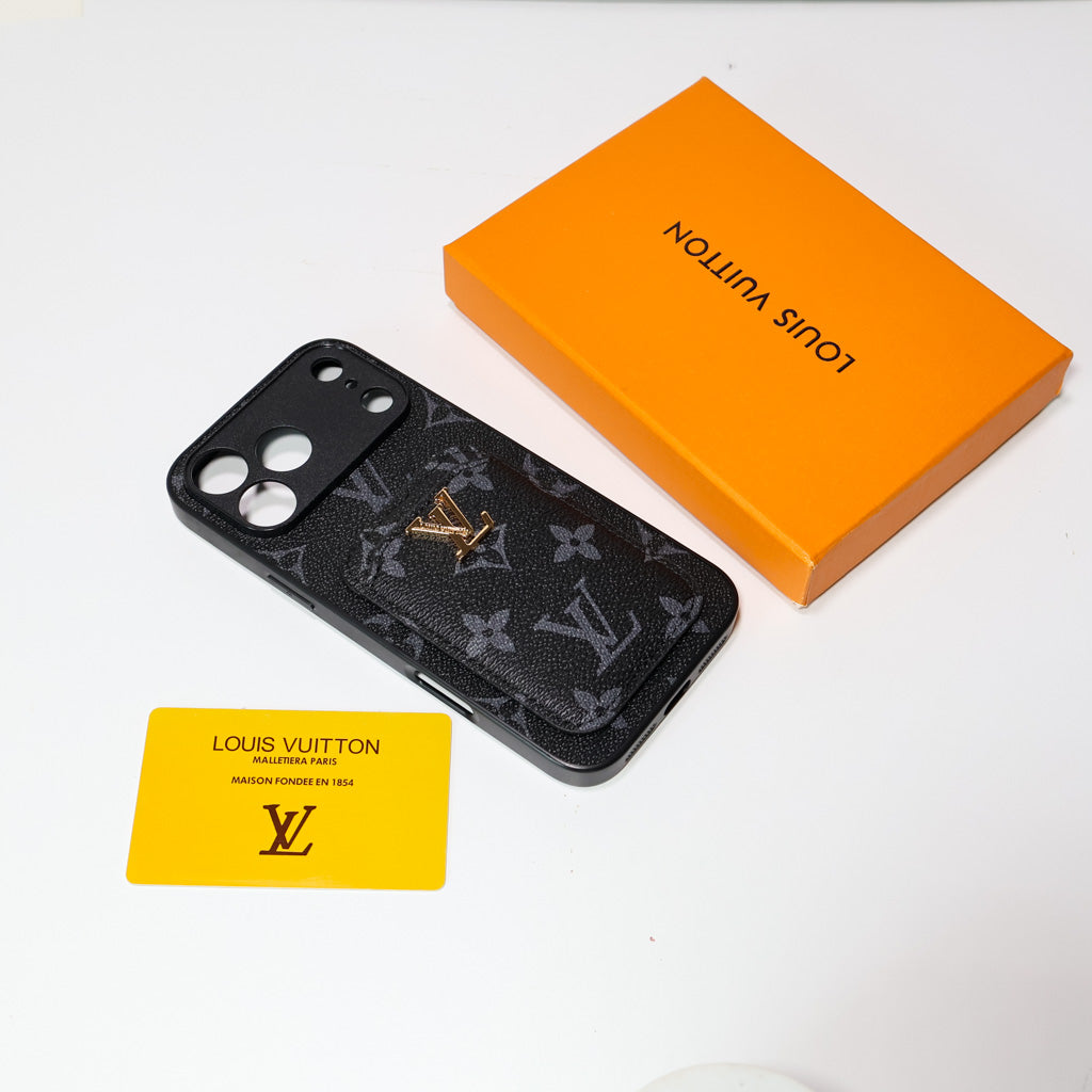 LV Style Card Holder Phone Case