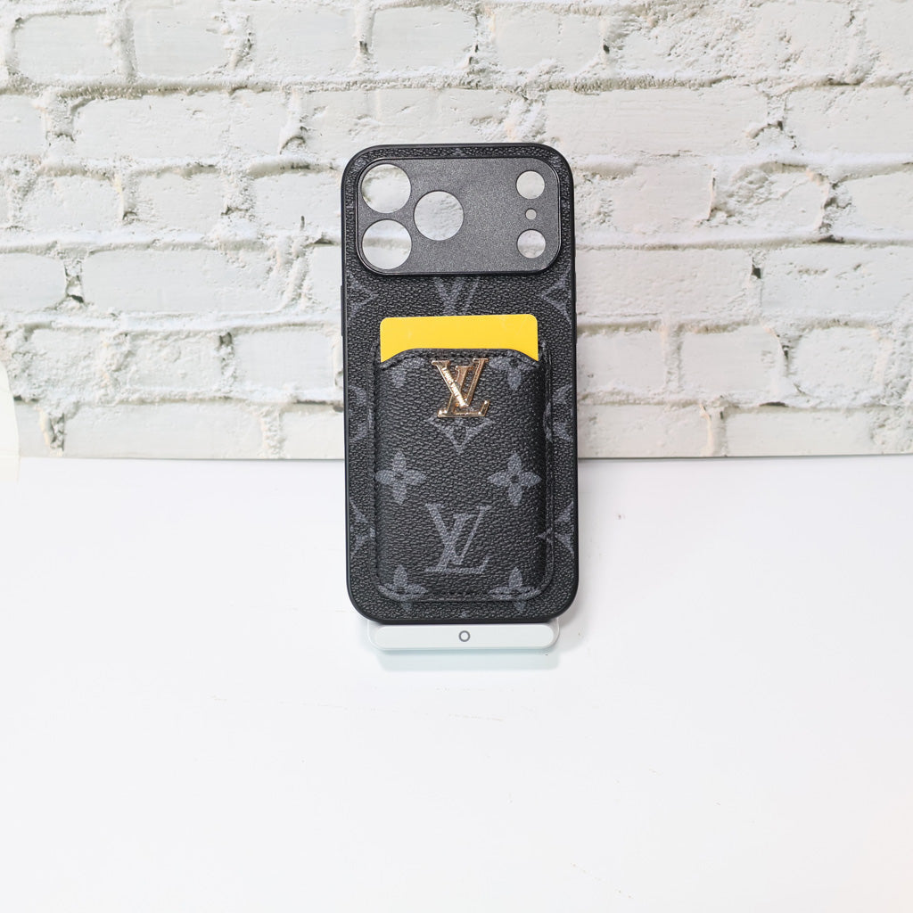 LV Style Card Holder Phone Case