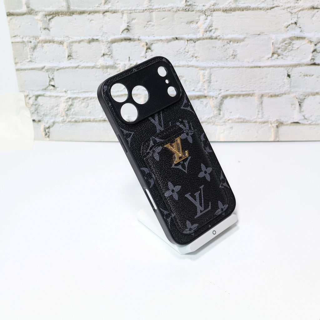LV Style Card Holder Phone Case