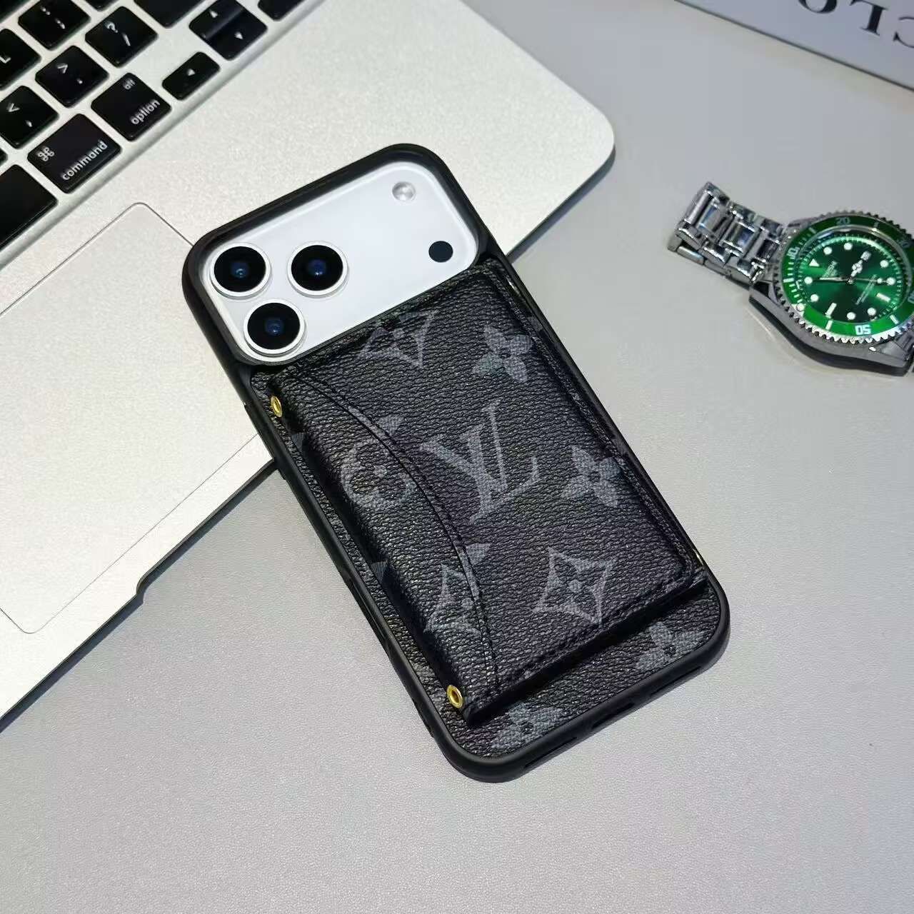 LV Style iPhone 17 Series Phone Case