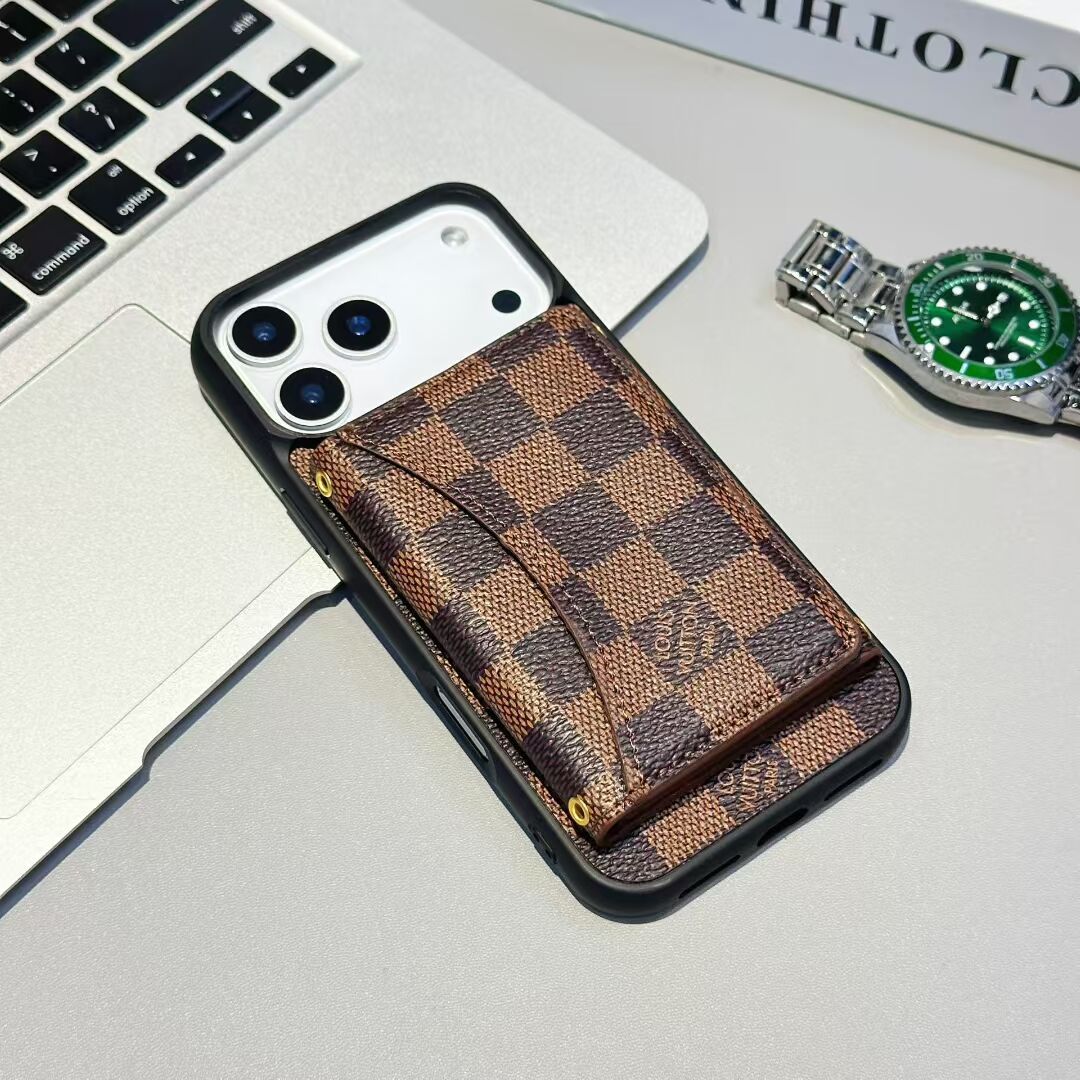 LV Style iPhone 17 Series Phone Case